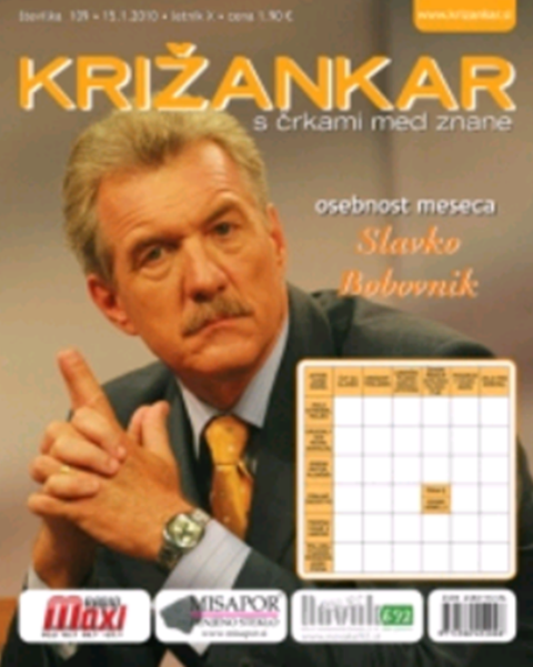 Naslovnica Križankarja 15.1.2010